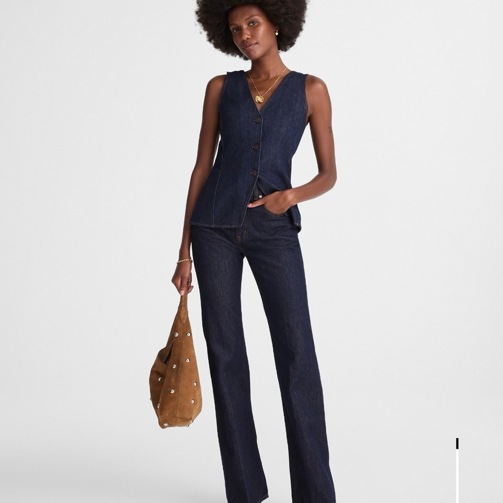 Madewell Indigo Wide Leg Jeans